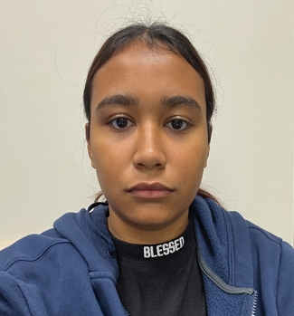 Missing Children: Lehua-Vierra, eyes color Brown, hair color Wavy Brown, weight 120pounds, height 5feet 2inches, 